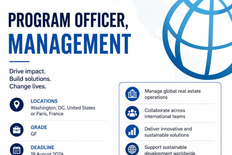 World Bank Program Officer