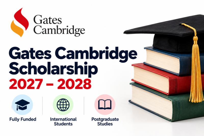 Gates Cambridge Scholarship 2027–2028: Fully Funded Postgraduate Scholarships at the University of Cambridge