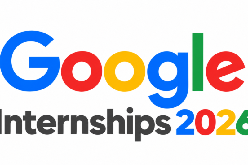 Google Internships 2026: Explore Engineering, AI Research, Business and Design Opportunities