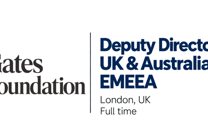 Gates Foundation Deputy Director Job in London, UK 2026 | Apply Before 2 November
