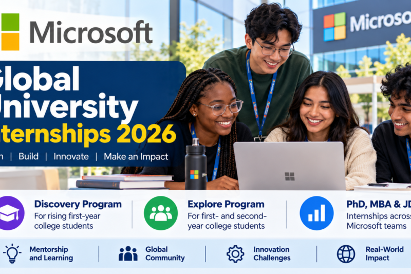 Microsoft Internship Programs 2026: Global Opportunities for University Students
