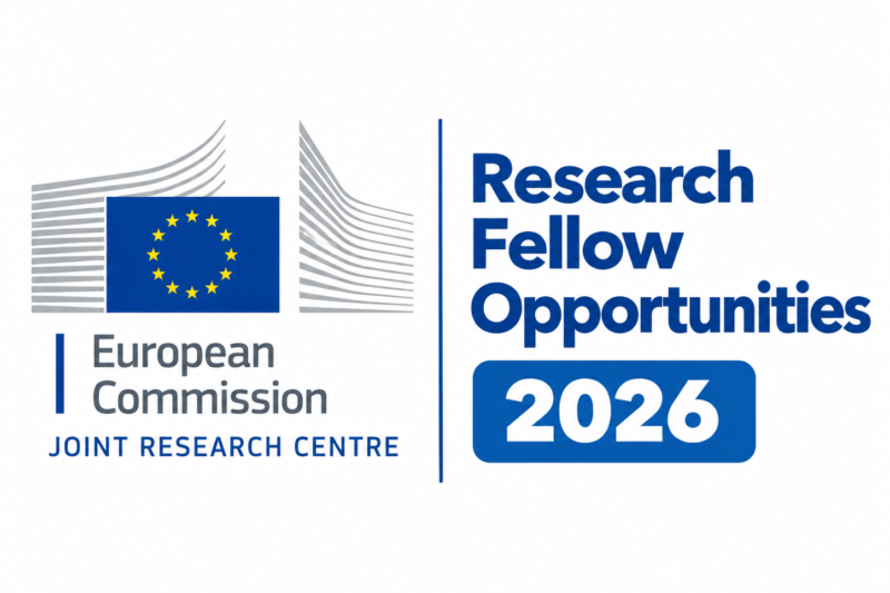 European Commission Research Fellow Jobs 2026 – Joint Research Centre Opportunities