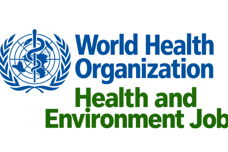 WHO Public Health and Environment Job 2026: INR 4.9 Million Annual Salary in India
