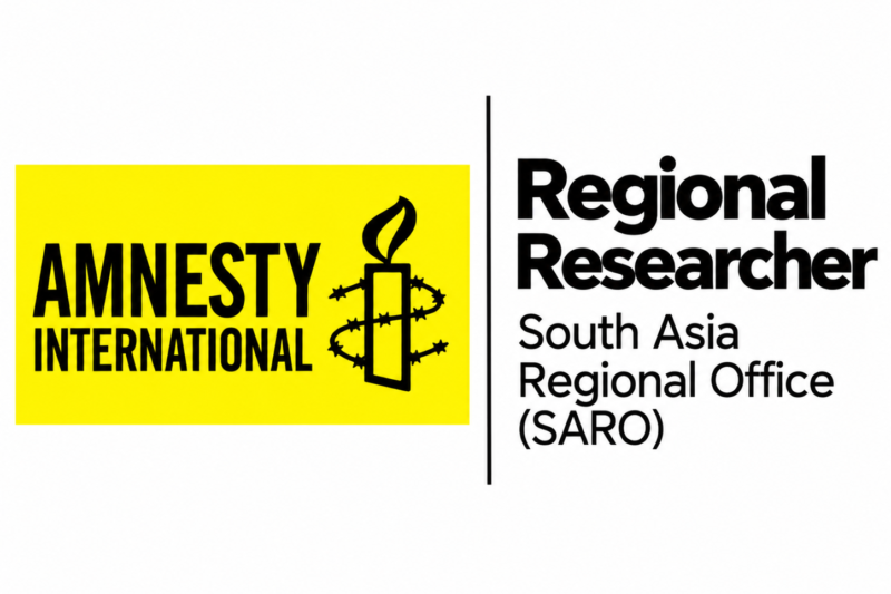 Amnesty International Regional Researcher Job 2026 in Sri Lanka: $69,292 Annual Salary