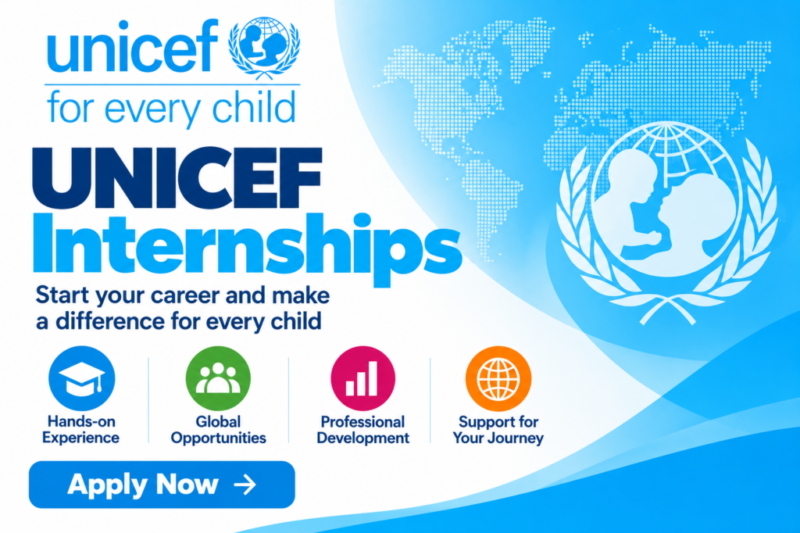 UNICEF Internship Programme 2026: Eligibility, Benefits and How to Apply