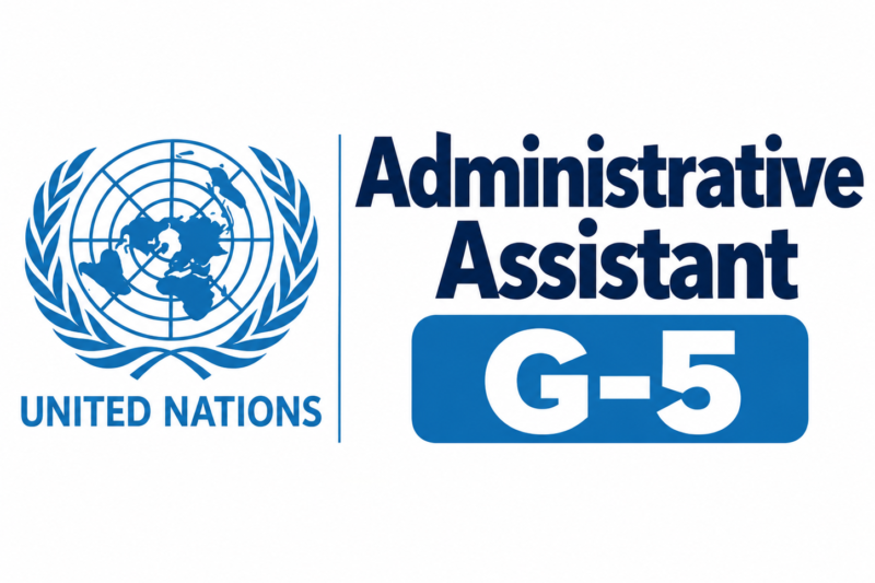 United Nations Administrative Assistant Job 2026: G-5 Position in New York, USA