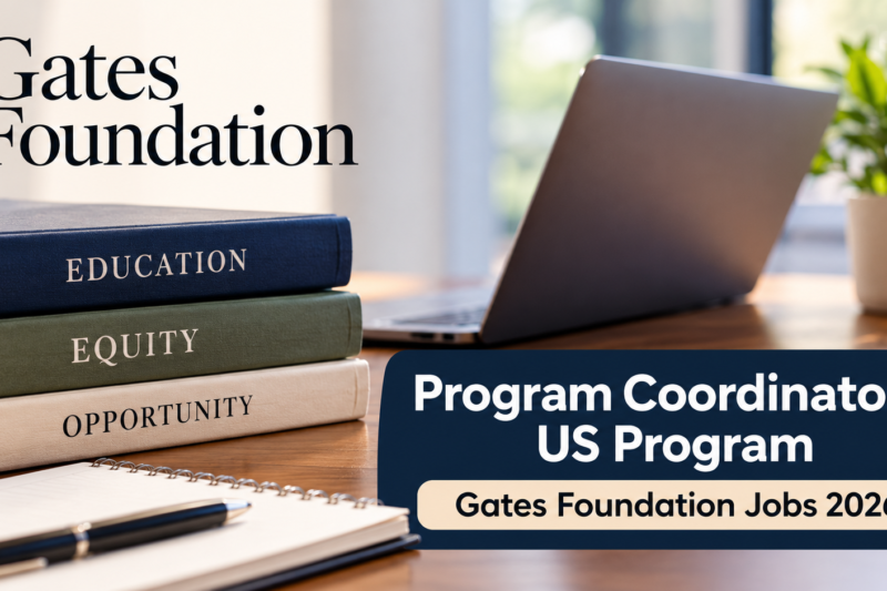 Gates Foundation Jobs 2026: Program Coordinators, US Program